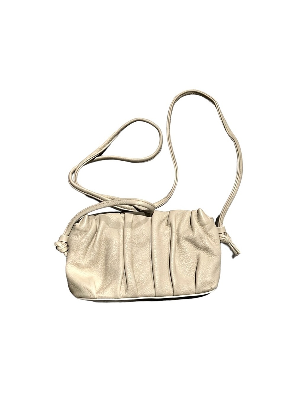 Nwt Elleme Mini Vague Pleated Leather Crossbody, New W/Tag, $480 Made In Italy — image 3 of 7